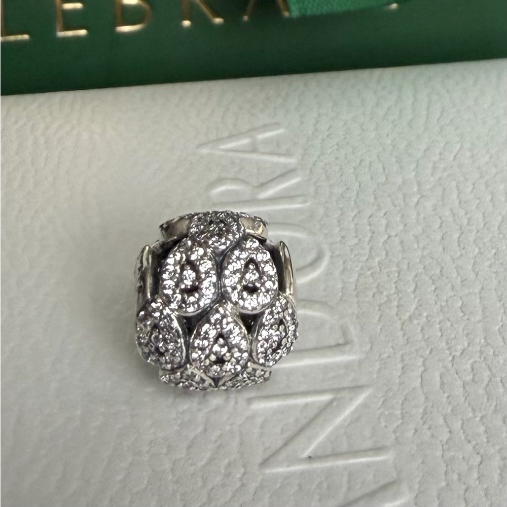 Pandora Geometric Design CZ’s Teardrop Charm